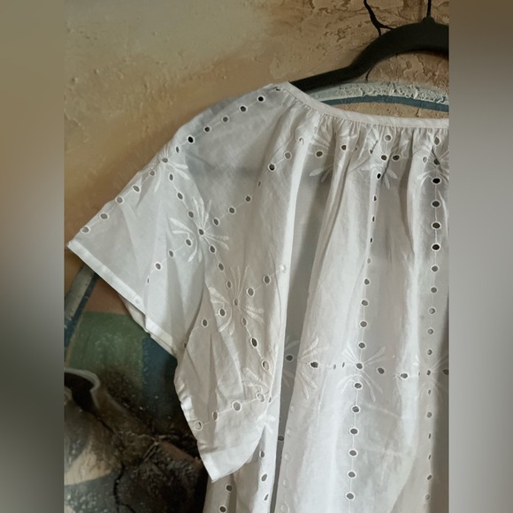 CREAM Eyelet White CRMOCCAMIA SHIRT Size 44 - Picture 11 of 13